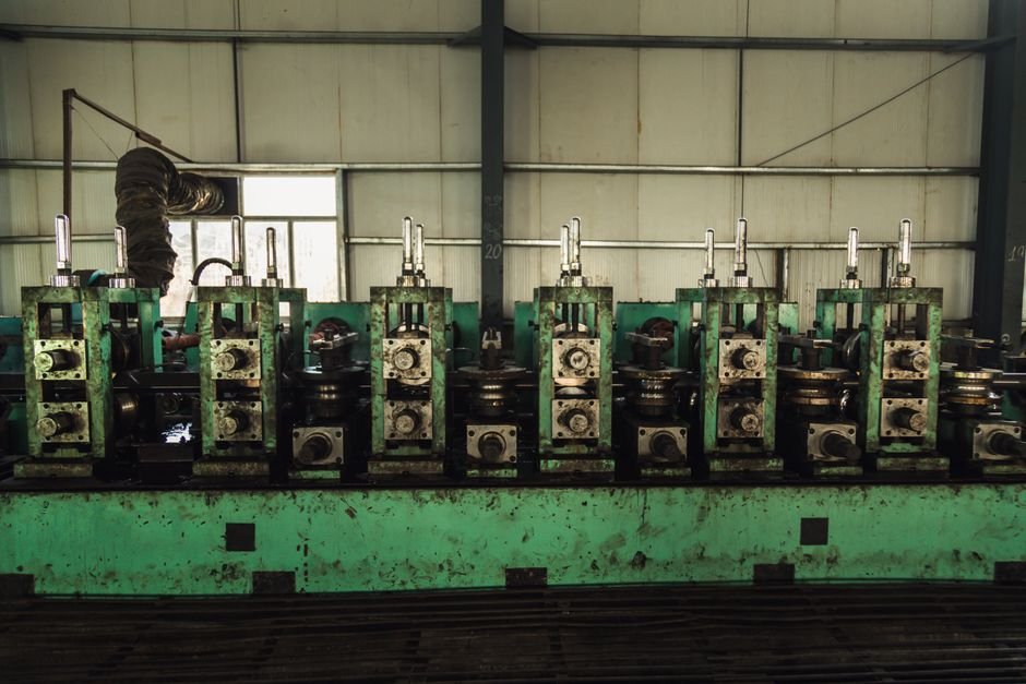 Ligne d'extrusion de profilés aluminium